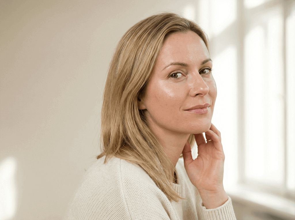 Лицо стекает вниз