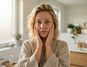 Почему нарушения цикла меняют лицо: отёки, прыщи и тусклая кожа